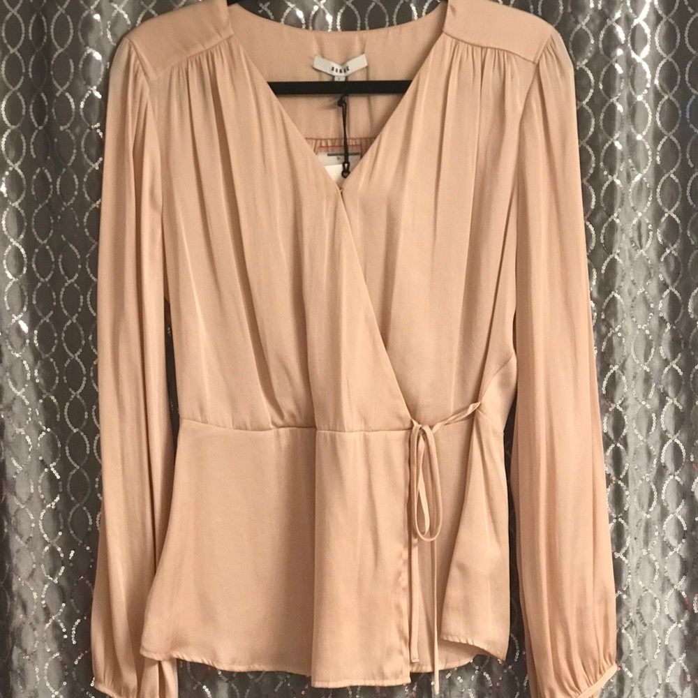 Beautiful Faux Wrap Blouse